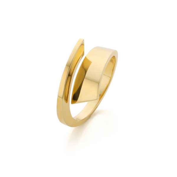 geelgouden fantasie smeed ring