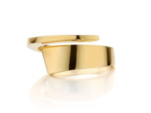 geelgouden fantasie smeed ring (2)