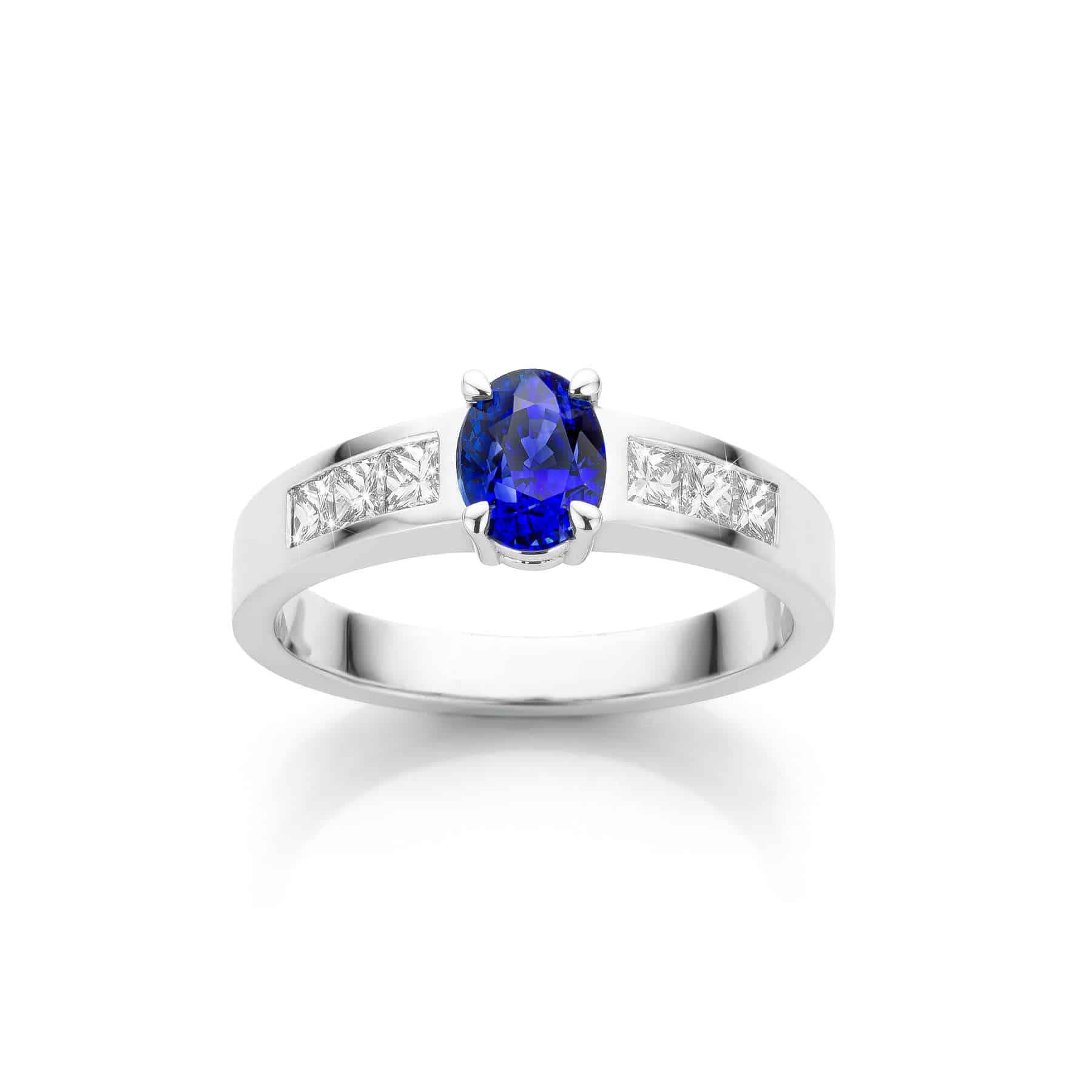 White Sapphire Rings | Buy Sapphire Rings Online At Best Price Kalyan