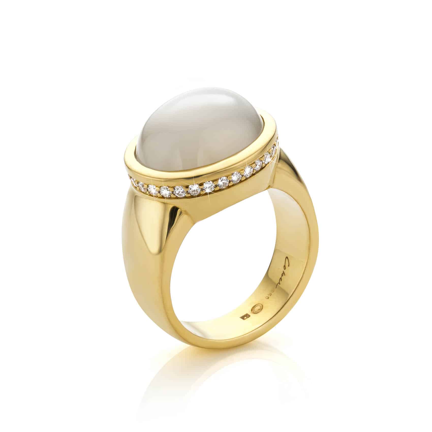 Ring With Moonstone