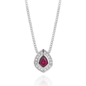 Pendant with a Ruby