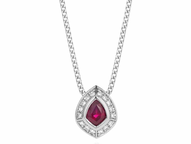 Pendant with a Ruby