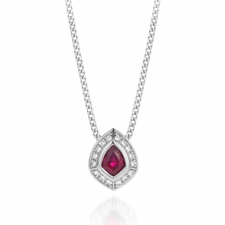 Pendant with a Ruby