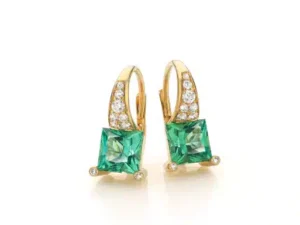 Earrings with Tourmaline