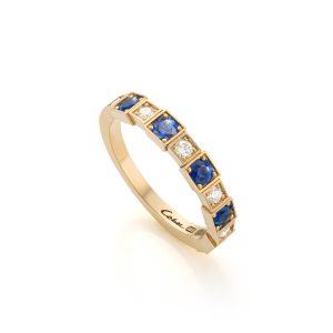 Fantasy ring with Sapphires