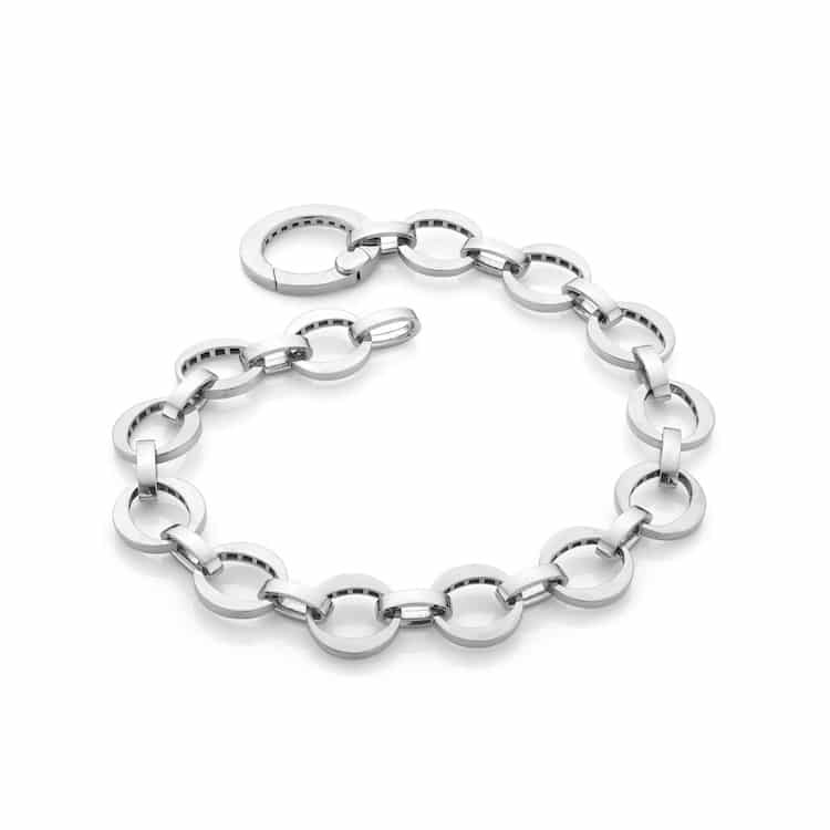 Bi-colour link bracelet