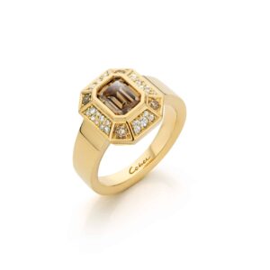 Cocktailring “Fancy brown Diamond”