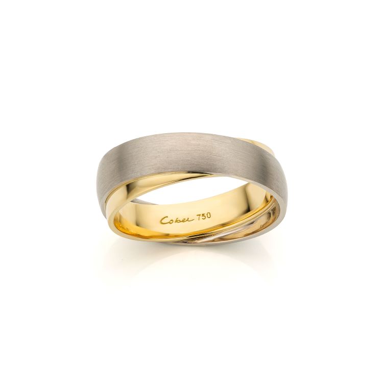 Wedding rings “Crossover Bomb”