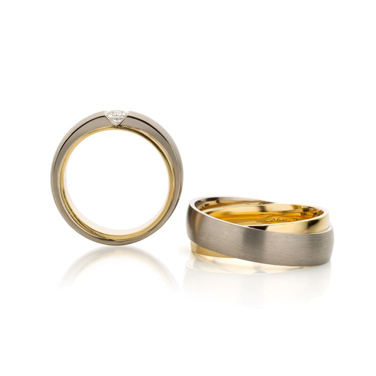 Wedding rings “Crossover Bomb”