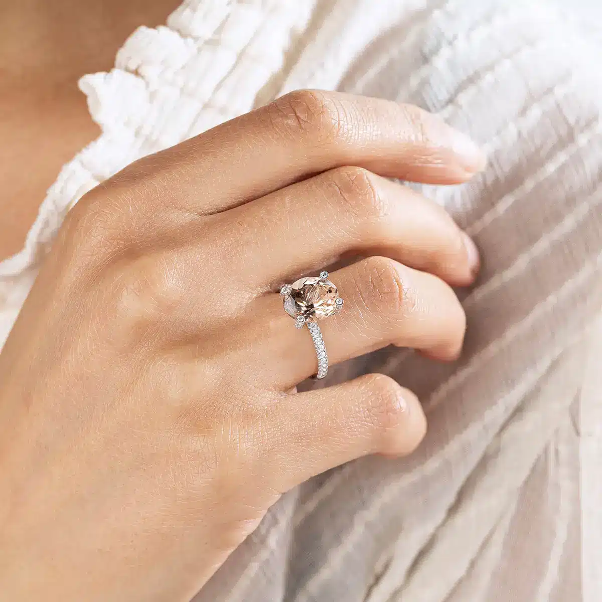 Ring “Pink Elegance” Morganiet