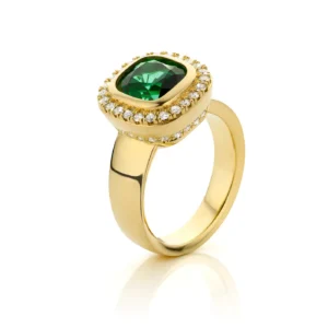 Ring met Seafoam Toermalijn