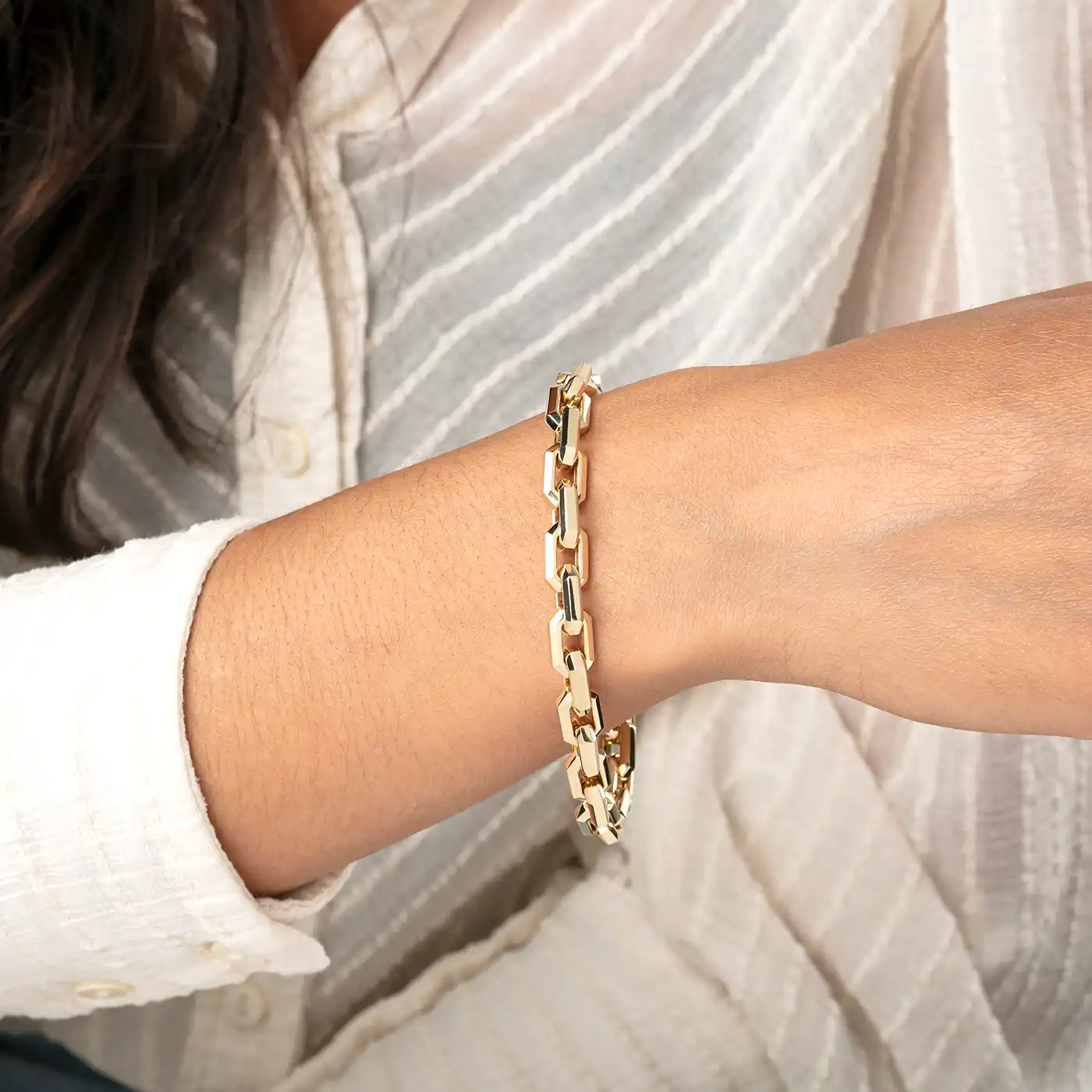 Geelgouden armband - Afbeelding 4