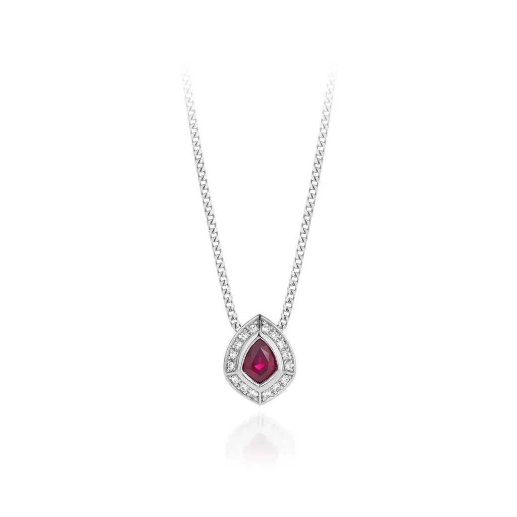 Pendant with a Ruby