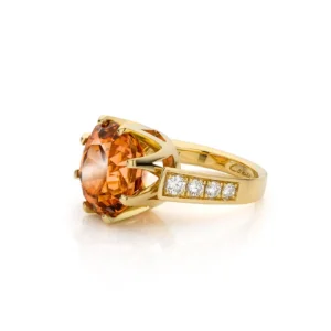 Ring met roze Toermalijn
