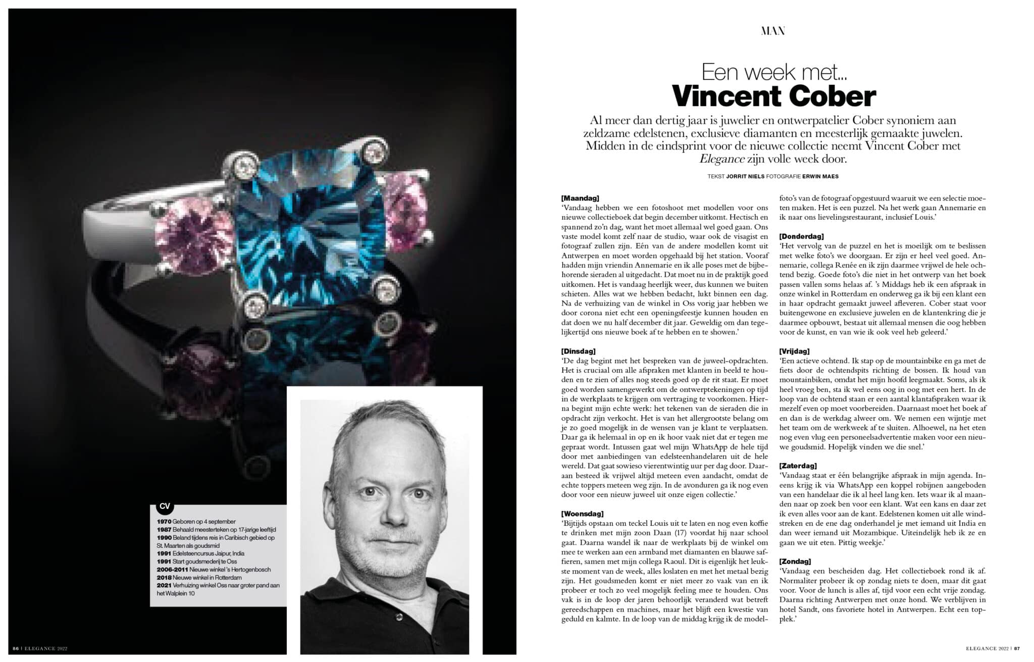 Cober in de media row