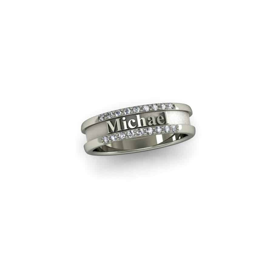 Ring with name of loved one